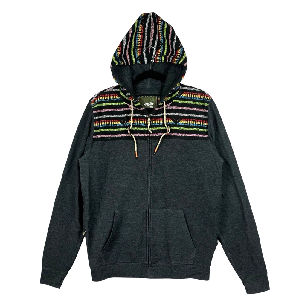 Howler Bros Brothers Shaman Zip Hoodie Men's Sz M in Gray, Cotton Blend